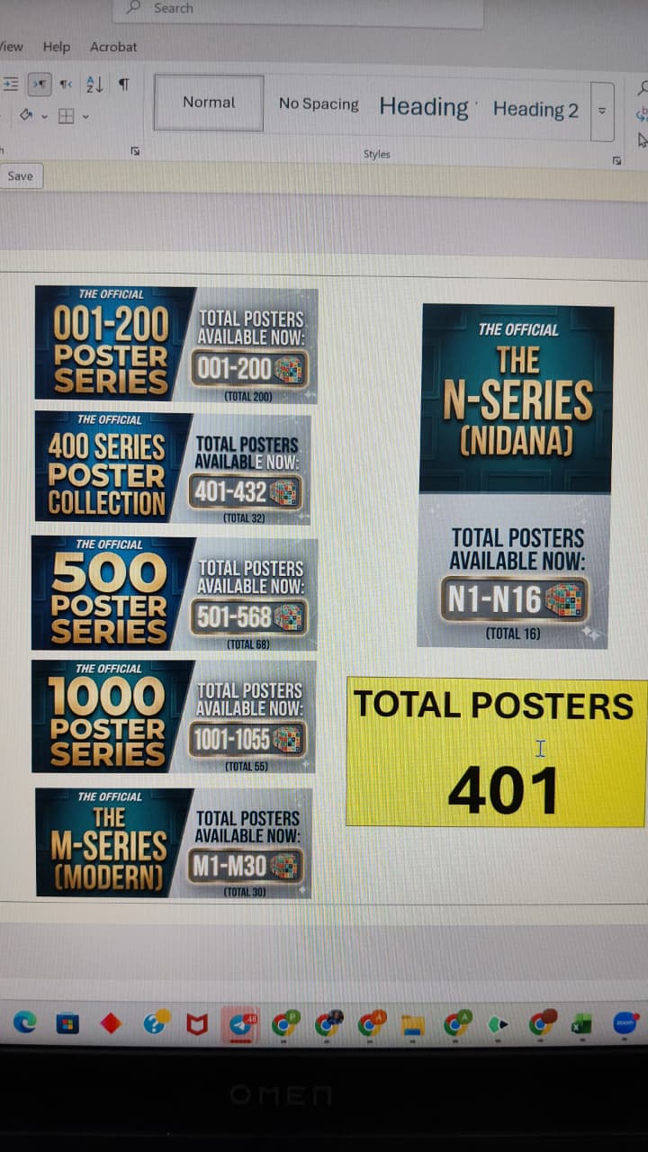 Poster book
